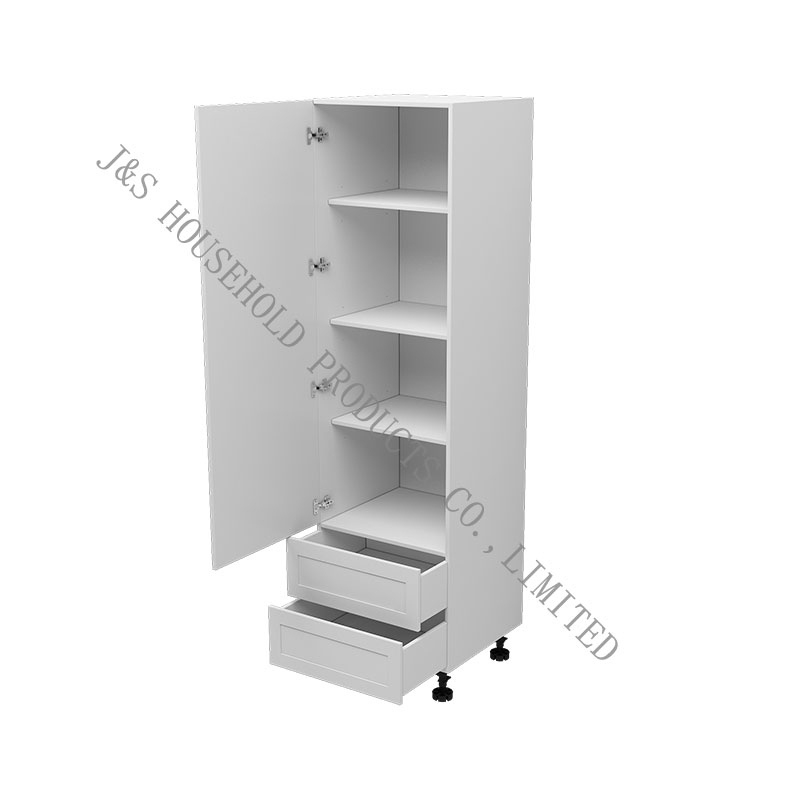 Двойни чекмеджета Walk in Pantry в Flat Pack Kitchen